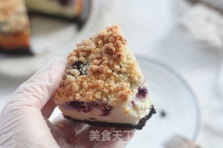 0失败，免打发爆浆蓝莓酥粒芝士蛋糕步骤17