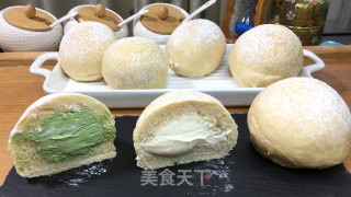 冰爽爆浆冰面包，颜值高做法简单，丝滑冰凉夹心馅料，非常好吃。步骤24