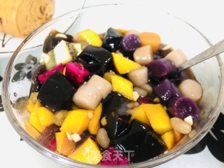 仙草芋圆水果捞步骤1