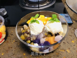 仙草芋圆水果捞步骤4