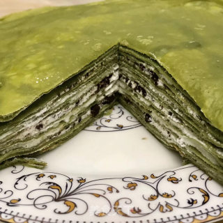 抹茶红豆千层步骤6