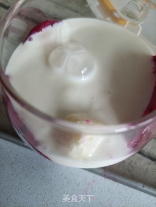 麦片火龙果拌酸奶步骤9
