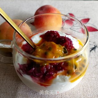 “清凉饮品”花酿拌酸奶步骤8