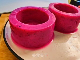 火龙果酸奶布丁杯步骤5