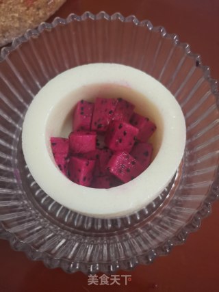 火龙果酸奶布丁杯步骤7