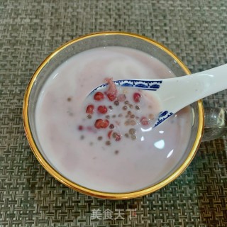 牛奶红豆西米步骤13