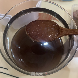 牛奶红豆西米步骤9