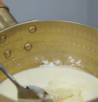 低脂下午茶甜品，豆乳漏奶华步骤5