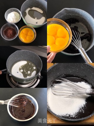 奥利奥咸奶油蛋糕卷步骤1