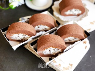 奥利奥咸奶油蛋糕卷步骤7