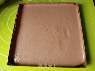 巧克力可可蛋糕卷步骤8