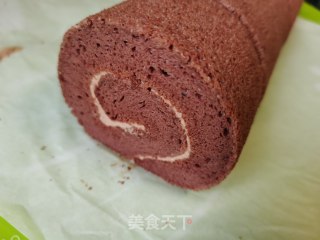 巧克力可可蛋糕卷步骤14
