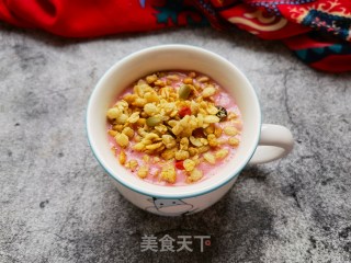 麦片樱桃酸奶昔步骤11