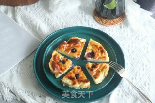 一口爆浆蓝莓酸奶烤蛋糕，无油低脂步骤10