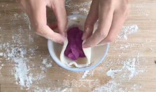 无需烤箱0失败的减脂甜品紫薯大福糯米糍步骤8