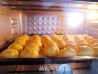 一口一个迷你奶油泡芙❗️基础泡芙，做法简单❗️步骤10