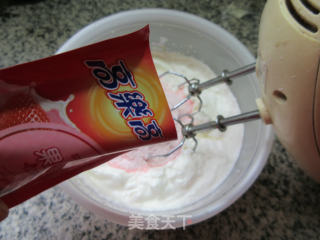 草莓味冰激凌步骤6