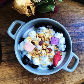 桑葚燕麦拌酸奶步骤7