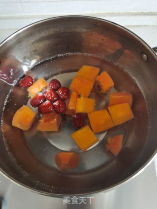 木瓜红枣炖鲜奶步骤4