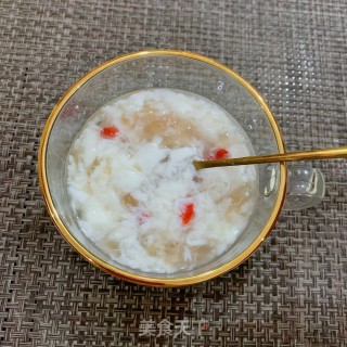 桃胶撞奶步骤9