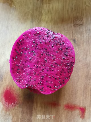 黑芝麻火龙果酪步骤6