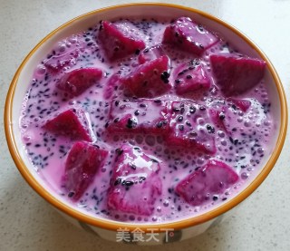 黑芝麻火龙果酪步骤11