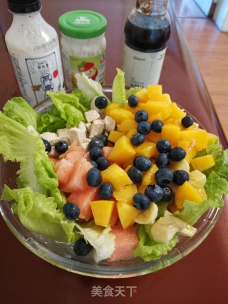水果色拉步骤5