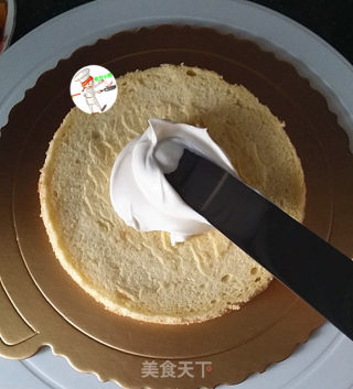 奶油水果蛋糕步骤7