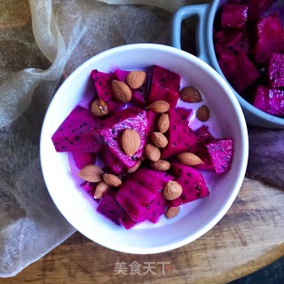 火龙果燕麦碗步骤8