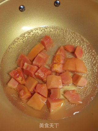 木瓜煮牛奶步骤2