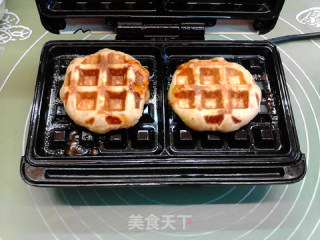 玫瑰奶酪夹心莜面华夫饼步骤12