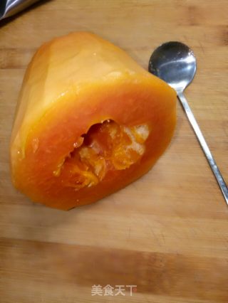 木瓜银耳牛奶步骤3