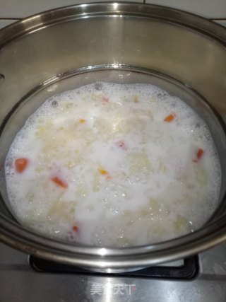 木瓜银耳牛奶步骤9