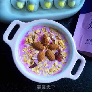 火龙果燕麦拌酸奶步骤8