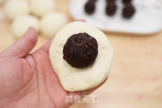 墨西哥抹茶红豆包步骤15