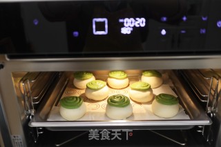 墨西哥抹茶红豆包步骤18