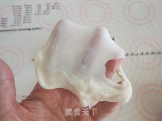 紫薯红豆蛋黄酥步骤3