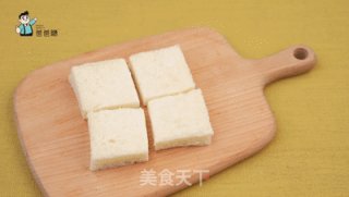 懒人必备免烤箱10分钟自制吐司西多士港式下午茶步骤2