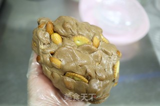 桃仁可可雪花酥步骤9