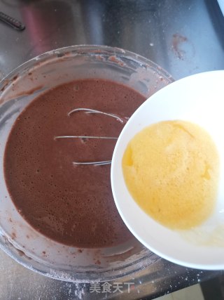 可可巧克力豆华夫饼步骤5