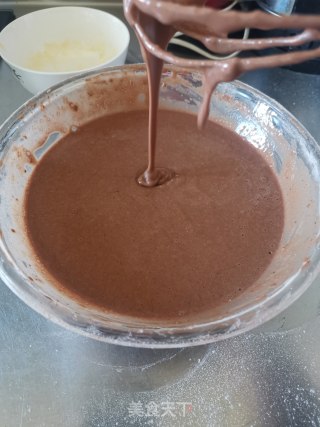 可可巧克力豆华夫饼步骤6