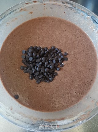 可可巧克力豆华夫饼步骤8