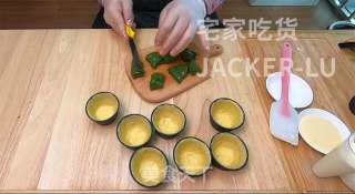 德式麻薯布丁挞，糯叽叽抹茶麻薯内陷、软嫩布丁、香浓酥脆挞皮。步骤16
