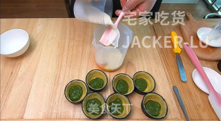 德式麻薯布丁挞，糯叽叽抹茶麻薯内陷、软嫩布丁、香浓酥脆挞皮。步骤18