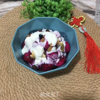火龙果坚果酸奶碗步骤7
