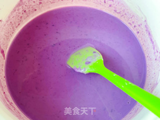 椰蓉紫薯牛奶小方步骤2