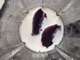 紫薯燕麦奶昔步骤6