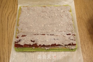芋泥抹茶蛋糕卷步骤21