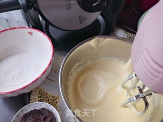 豆沙馅华夫饼步骤2