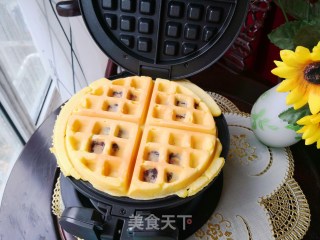 豆沙馅华夫饼步骤5